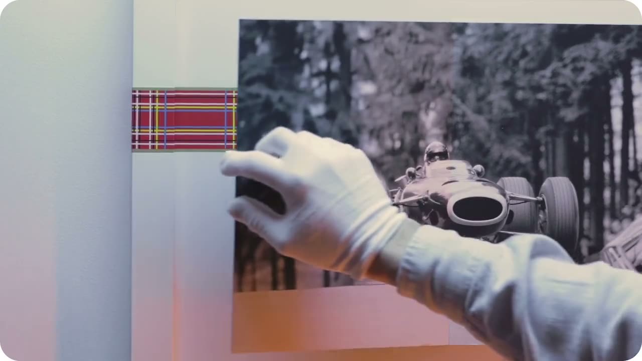 Mounting a Jackie Stewart Framebook on a gallery wall